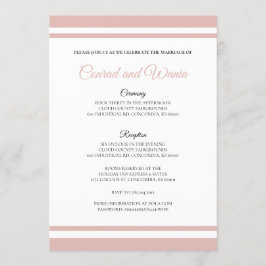 Dusty Rosa Champagne Toast Spara Datum Inbjudningar