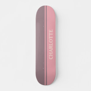 Dusty Rosa & Dusty Lila Mini Skateboard Bräda 18,5 Cm