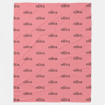 Dusty Rosa Enkel Personlig Upprepande Namn