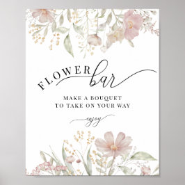 Dusty Rosa Flowers | Boom Pub Poster