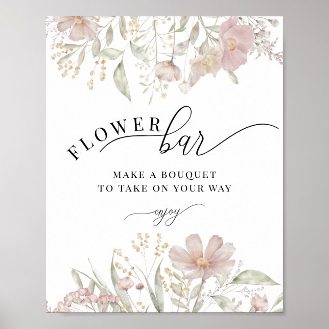 Dusty Rosa Flowers | Boom Pub Poster (Framsidan)