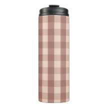Dusty Rosa Gingham Checkered
