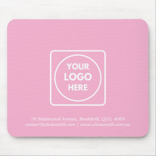 Dusty Rosa Logotyp Branding Kampanj musmattor