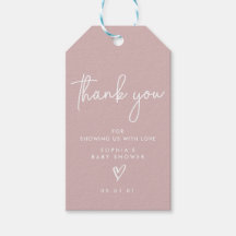 Dusty Rosa Minimalist Modern Boho Baby Shower