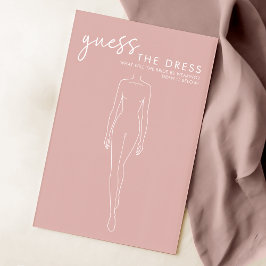 Dusty Rosa Möhippa gissar Dress Game