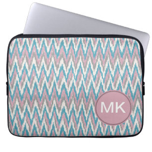 Dusty Rosa och Blue Kat Laptop Fodral