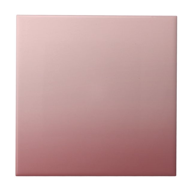 Dusty Rosa Ombre Kakelplatta (Framsidan)