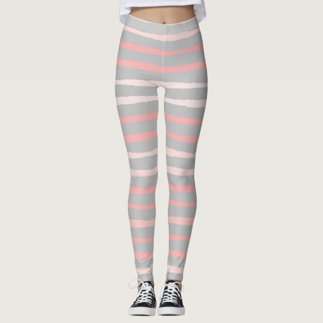 Dusty Rosa Organic Rand Leggings (Framsida)