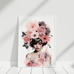 Dusty Rosa Peonies Blommigt Mode Porträtt Poster<br><div class="desc">Lägg till lite elegans och feminitet i ditt utrymme med Dusty Rosa Peonies Blommigt Mode Porträtt Poster. Denna fängslande teckning har en sofistikerad porträtt i mode, försedd med ömtåliga, dammiga rosa peonier, som skapar en harmonisk blandning av skönhet och stil. Porträtt visar en chic, en kvinna som går före mode,...</div>