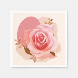 Dusty Rosa Single Ro Pappersservett