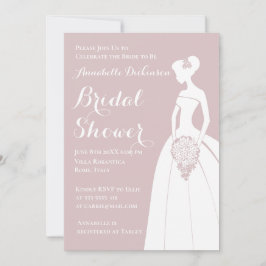 Dusty Rosa Theme Inbjudningar