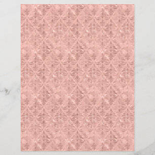 Dusty Rosa Victorian Stil Damask Scrapbook Papper