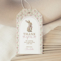 Dusty Rosa Vintage Bunny Birthday Girl Tack