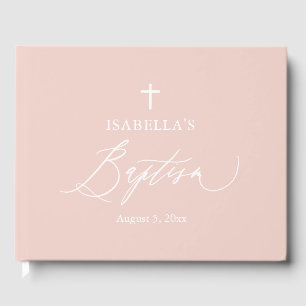 Dusty Rosa White Kor Girl Baptism Guest Bok
