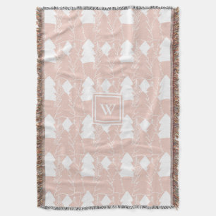 Dusty Rosa Winter Wonderland with Monogram Filt