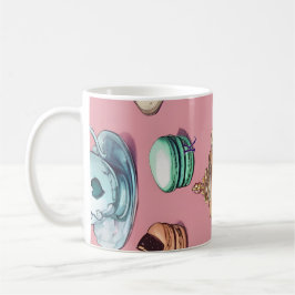 Dusty Rosa Wonderland Inspired, Original Design Kaffemugg