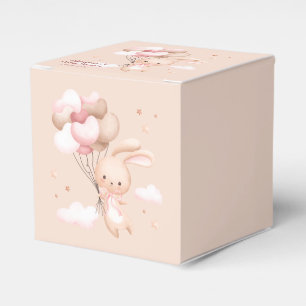 Dusty Rosa Woodland Bunny Baby Shower Presentaskar