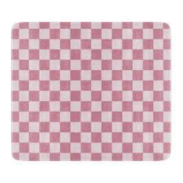 Dusty rose checkerboard pattern