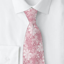 Dusty Rose Floral Batik Slips