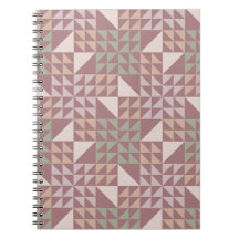 Dusty Rose Geometriskt Täcke Mönster