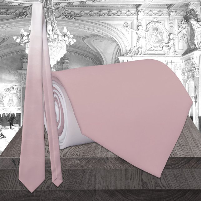 Dusty Rose Monokromatisk Ombre Bröllop Halsduk Slips (Skapare uppladdad)