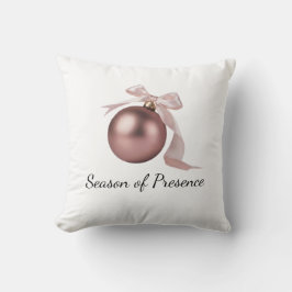 Dusty Rose Pillow | Holiday decor Kudde
