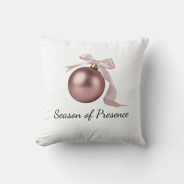 Dusty Rose Pillow | Holiday decor Kudde (Framsida)