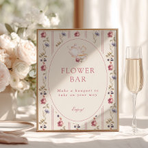 Dusty Rose Tea Party Blomsterbar