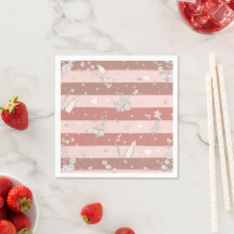 Dusty Rose Vintage Blommig Babyflicka