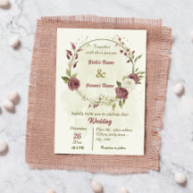 dusty rose white flowers botanical wedding