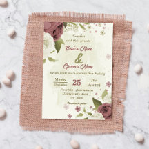 dusty rose white flowers botanical wedding