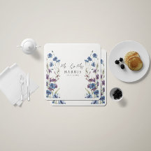 Dusty Royal Blue Lila Bloom Bröllop