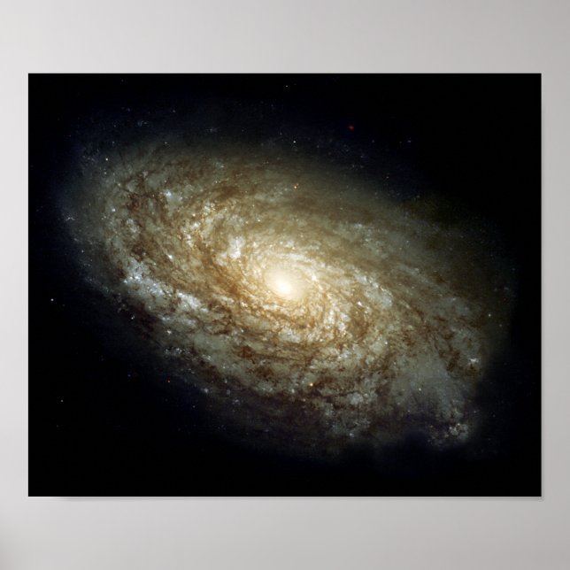 Dusty Spiral Galaxy Poster (Framsidan)