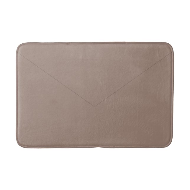Dusty Taupe Bath Mat med kuvertdesign Badrumsmatta (Framsidan)