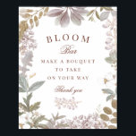 Dusty Vintage Botanisk Möhippa Bloom Pub Poster<br><div class="desc">Dusty Vintage Botaniskt Möhippa Bloom Pub Poster</div>