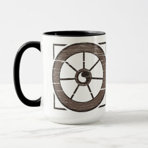 Dusty Wheel: Hjul och visa kaffe Mugg v2