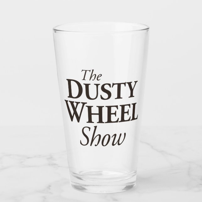 Dusty Wheel Show Podcast: Namn Pub Glass Glaskopp (Framsida)
