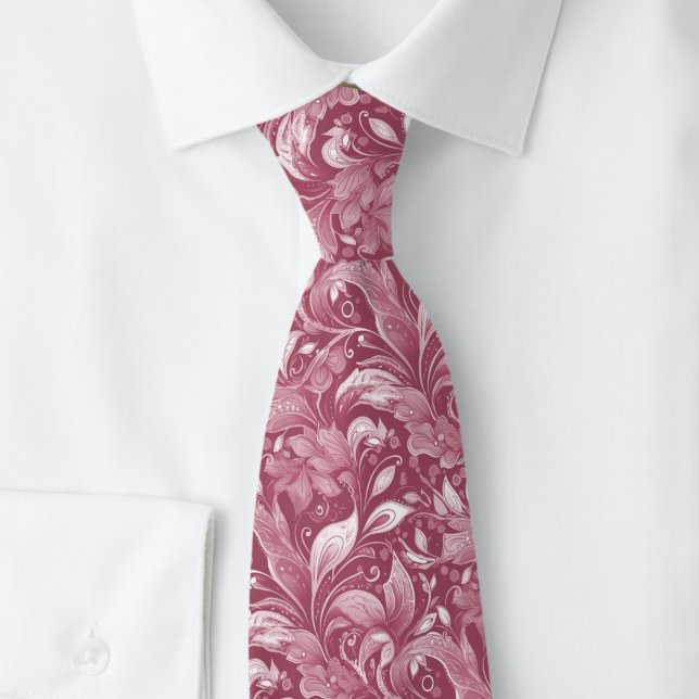 Dusty Wine Botanisk Batik Slips (Skapare uppladdad)