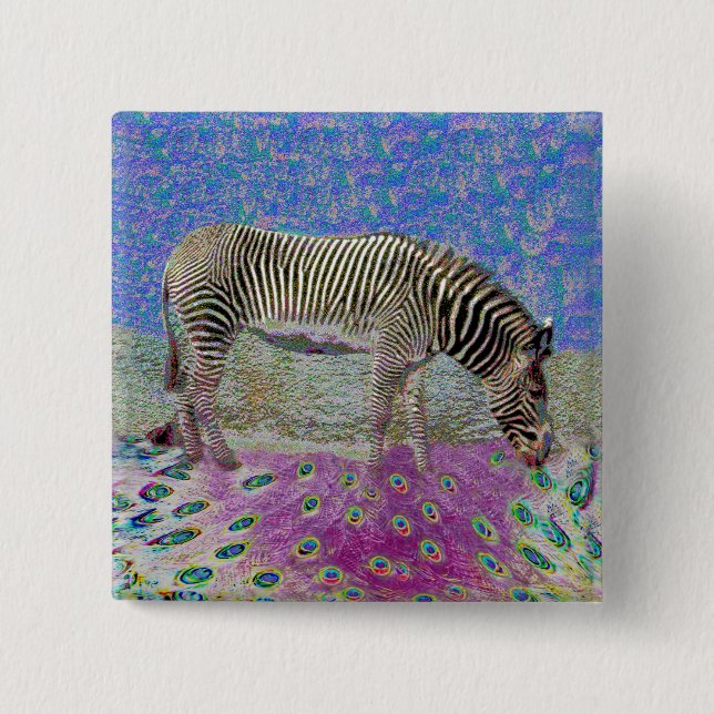 Dusty Zebra Dreams Knapp (Framsida)