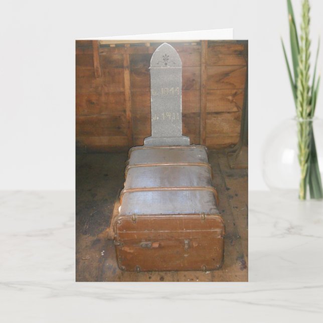 "Dusty's Grave" HallSkål'en Card Kort (Framsida)