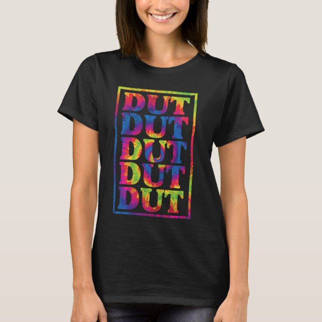 Dut Dut Dut Dut Marching Band Beat Drummer Ti T Shirt (Framsida)