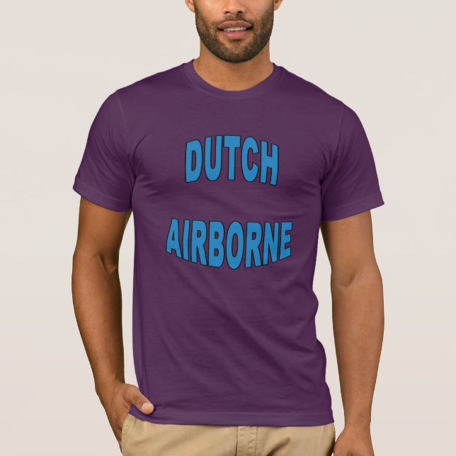 Dutch Airborne Paratroopers Nederland T-shirt (Framsida)