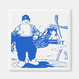 Dutch Boy With Kvarn Magnet