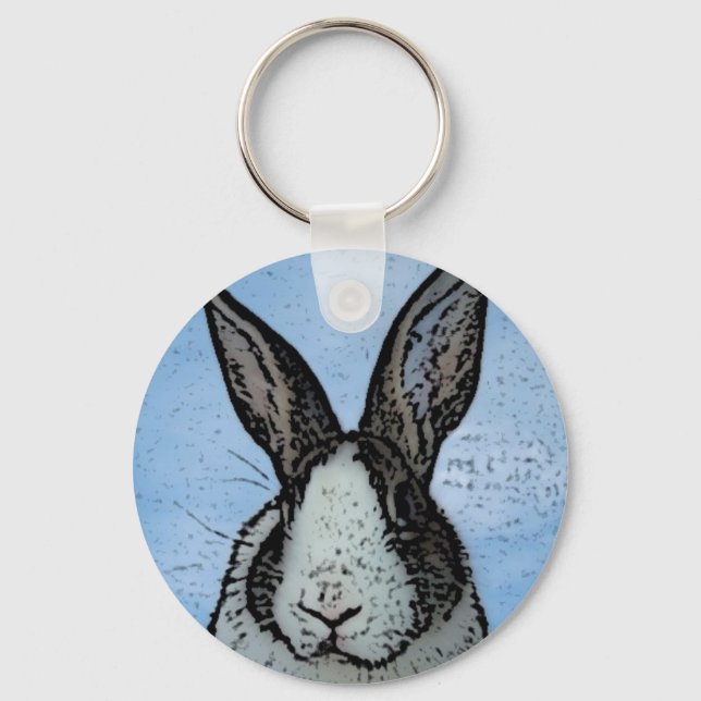 Dutch Bunny Keychain Nyckelring (Framsida)