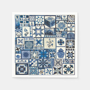 Dutch Delft Pappersservett