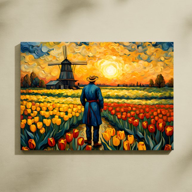 Dutch Farmer Canvastryck (Dutch Farmer Canvas Print)