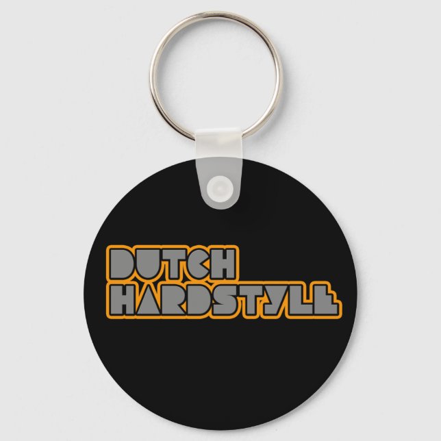 Dutch Hardstyle Hardbass Music qlimax q base Nyckelring (Framsida)