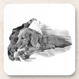 Dutch Hound Resting – Graphic Coaster Underlägg