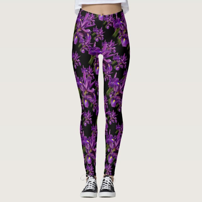 Dutch Iris Lila Sensation Leggings (Framsida)