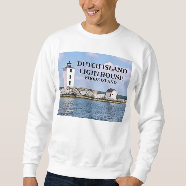 Dutch Island Lighthouse, Rhode Island Tröja Långärmad Tröja (Framsida)